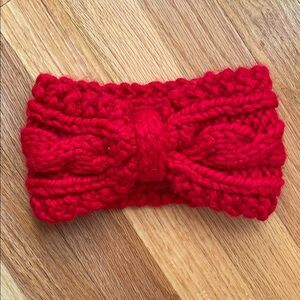 Hand Knit Knot Headband 🍒
